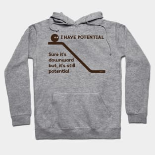 Potential down-dark Hoodie